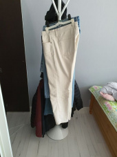 퍼스트플로어(FIRSTFLOOR) EASYGOING CROP PANTS (regular fit natural color cream jeans) 후기