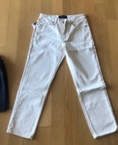 퍼스트플로어(FIRSTFLOOR) EASYGOING CROP PANTS (regular fit light blue) 후기