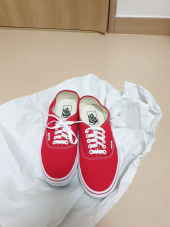 반스(VANS) 어센틱 - 레드 / VN000EE3RED1 후기