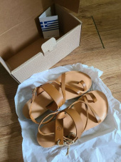 알레타 샌들(ALETA SANDAL) Toe X-Strap Sandal (tobacco) 후기