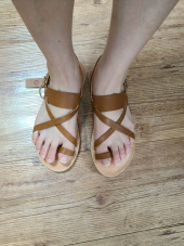 알레타 샌들(ALETA SANDAL) Toe X-Strap Sandal (tobacco) 후기