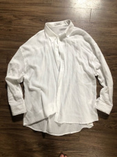 레이디 볼륨(LADY VOLUME) Overfit linen basic shirt_white 후기