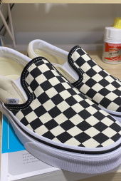 반스(VANS) 클래식 슬립온 - (체커보드) 비스트로 그린:트루 화이트 / VN0A4U382NH1 후기