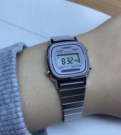 카시오(CASIO) 여성시계 빈티지 디지털 레이디 실버 후기