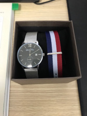 발렌티노 루디(VALENTINO RUDY) 발렌티노루디 VR1301B-BKWT 메쉬 남자시계 메탈시계 후기