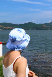 피스메이커(PIECE MAKER) TIE-DYE STRING BUCKET HAT (CORAL) 후기