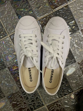 컨버스(CONVERSE) 잭퍼셀 클래식 레더 블랙 164224C 후기