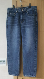 퍼스트플로어(FIRSTFLOOR) EASYGOING CROP PANTS (regular fit light blue) 후기