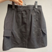 하이스쿨디스코(HIGH SCHOOL DISCO) Cargo Skirt_black 후기