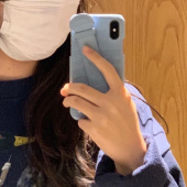 페넥(FENNEC) LEATHER iPHONE X/XS HANDLE CASE - CROCO FOG BLUE 후기