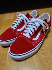 반스(VANS) 올드스쿨 - 레이싱 레드:화이트 / VN0A4BV5JV61 후기