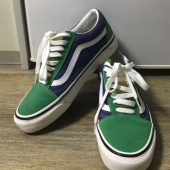 반스(VANS) 올드스쿨 36 DX - (애너하임 팩토리) - 에메랄드:네이비 / VN0A38G2VZQ1 후기