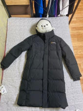 내셔널지오그래픽(NATIONALGEOGRAPHIC) N194UDW890 카이만 3 구스 다운 벤치 롱패딩 점퍼 CARBON BLACK 후기