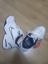 나이키(NIKE) 모나크 어글리슈즈 (화이트 실버) 후기