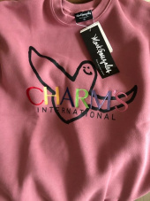 마크 곤잘레스(MARK GONZALES) MG x CHARM`S RAINBOW CREWNECK PINK 후기