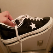 컨버스(CONVERSE) 컨버스 원스타 한별 블랙 165741C 후기