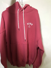 5252 바이 오아이오아이(5252BYOIOI) 5252 ARCH LOGO HOODIE_pink 후기