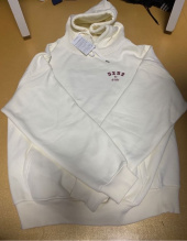5252 바이 오아이오아이(5252BYOIOI) 5252 ARCH LOGO HOODIE_navy 후기