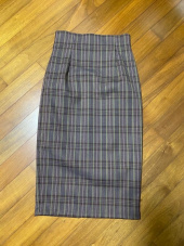 리올그(REORG) FIF BACK SLIT SKIRT CHECK 후기
