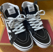 반스(VANS) 스케이트 하이 리이슈 캡 - 블랙:화이트 후기