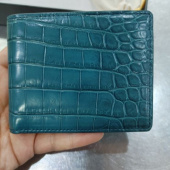 헤임달(HEIMDALLR) Glossy 악어 반지갑 코발트 블루 후기