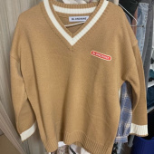 블론드나인(BLOND9) BASIC V NECK KNIT SWEATER_BLUE 후기