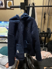 5252 바이 오아이오아이(5252BYOIOI) REVERSIBLE SHEARLING ANORAK_navy 후기
