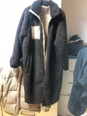 5252 바이 오아이오아이(5252BYOIOI) LONG FLEECE JACKET_black 후기