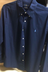 폴로 랄프 로렌(POLO RALPH LAUREN) 슬림 핏 포플린 셔츠 - 화이트 후기