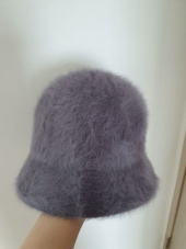 하이스쿨디스코(HIGH SCHOOL DISCO) H fur bucket hat_gray 후기