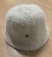 하이스쿨디스코(HIGH SCHOOL DISCO) H fur bucket hat_ivory 후기