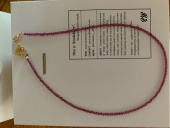 카인더베이비(KINDABABY) magenta glass necklace 후기