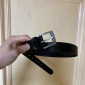 에이징씨씨씨(AGINGCCC) 428 RIGHT ANGLR SLIM BELT BLACK - MATT NICKEL 후기