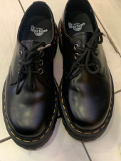 닥터마틴(DR.MARTENS) 1461 쿼드 블랙 폴리시드 스무스 25567001 후기