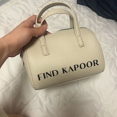 파인드카푸어(FIND KAPOOR) 보스톤백 18 레터링 솔리드 세트 - 아이보리 후기