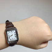 카시오(CASIO) LTP-V007L-7B2 여성시계 가죽밴드 손목시계 후기