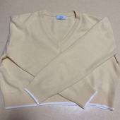 어몽(AMONG) A COLOR LINE KNIT TOP_YELLOW 후기