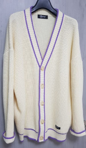 엠오엠씨키츠(MOMC KITS) 라인 가디건 크림 (LINE CARDIGAN CREAM) CNSW9FI04CR 후기