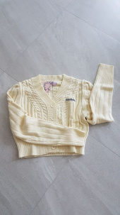 로라로라(ROLAROLA) (CD-20132) PUFF-SLEEVE CROP CARDIGAN IVORY 후기