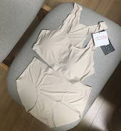 베이직엘르(BASIC ELLE) 여성 래쉬가드 이너 브라+팬티 세트 BEL-R214A/BEL-R215K 후기