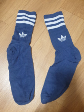 아디다스(ADIDAS) 미드컷 크루 삭 3P - 나이트인디고:네이비:화이트 / FM0637 후기
