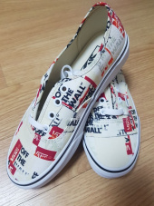 반스(VANS) 어센틱 - (패킹 테이프)블랑 드 블랭:트루 화이트 / VN0A2Z5IWN41 후기