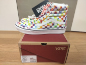 반스(VANS) 컴피쿠시 스케이트 하이 리이슈 - (타이다이 체커)화이트 / VN0A3WMCWWX1 후기