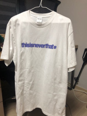 디스이즈네버댓(THISISNEVERTHAT) Cracked T-Logo Tee White 후기