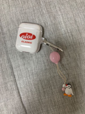 5252 바이 오아이오아이(5252BYOIOI) SERIF CLASSIC LOGO AIRPODS CASE_clear 후기