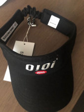 5252 바이 오아이오아이(5252BYOIOI) BASIC LOGO SUN VISOR_black 후기