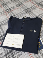 폴로 랄프 로렌(POLO RALPH LAUREN) 더블니트 풀집 후디 - 블랙 후기