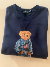 폴로 랄프 로렌(POLO RALPH LAUREN) 데님 베어 플리스 스웨트셔츠-네이비 후기