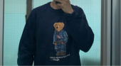 폴로 랄프 로렌(POLO RALPH LAUREN) 데님 베어 플리스 스웨트셔츠-네이비 후기