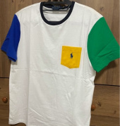 폴로 랄프 로렌(POLO RALPH LAUREN) 커스텀 슬림핏 포켓 티셔츠 - 화이트 후기